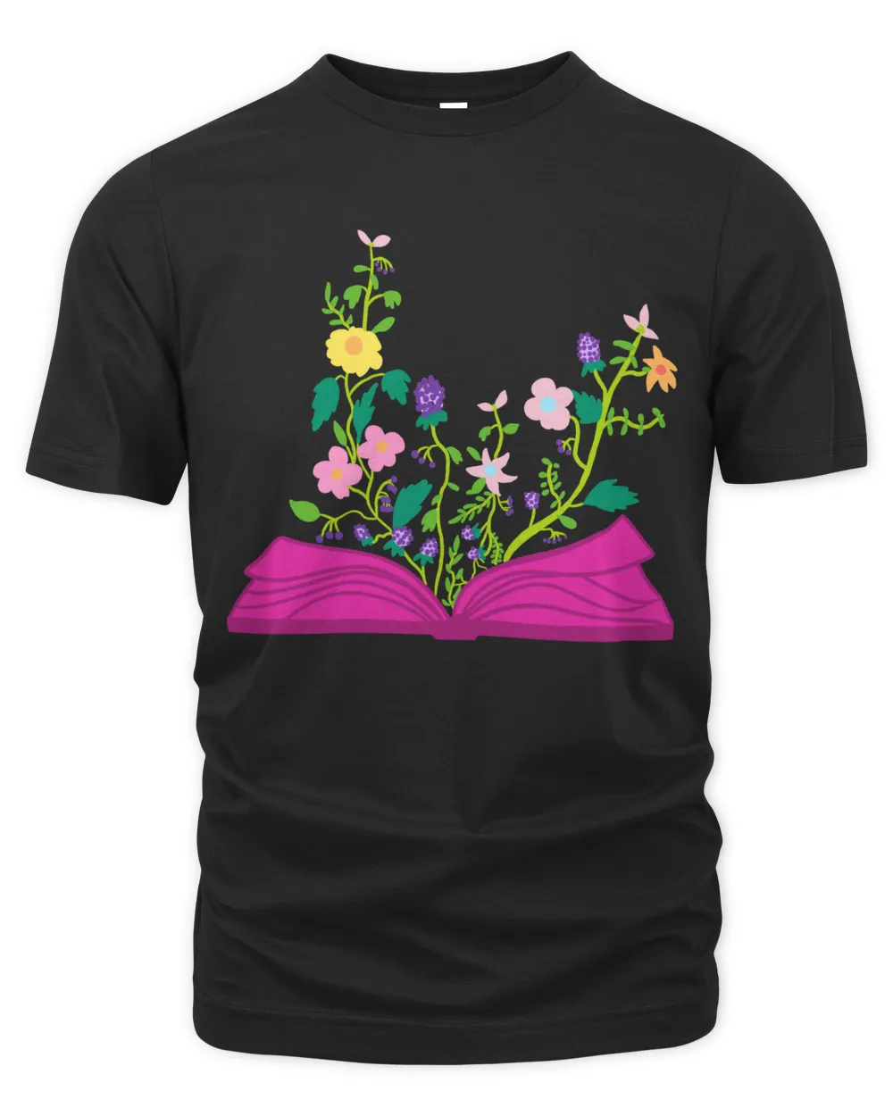 Botanical Book Shirt Unisex Premium T-Shirt black s